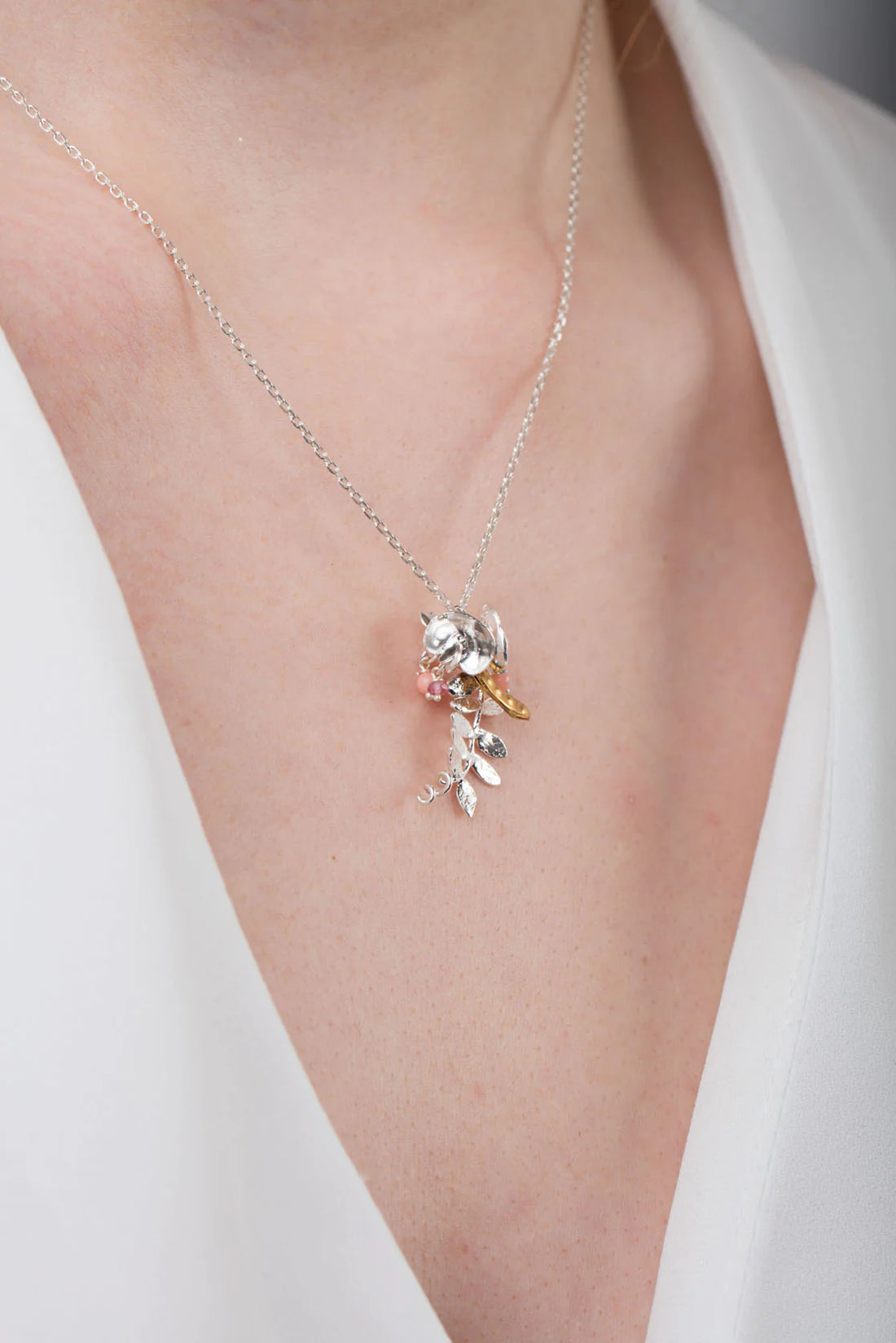 Sweet Pea Necklace Camilla Jones Jewellers Alcester