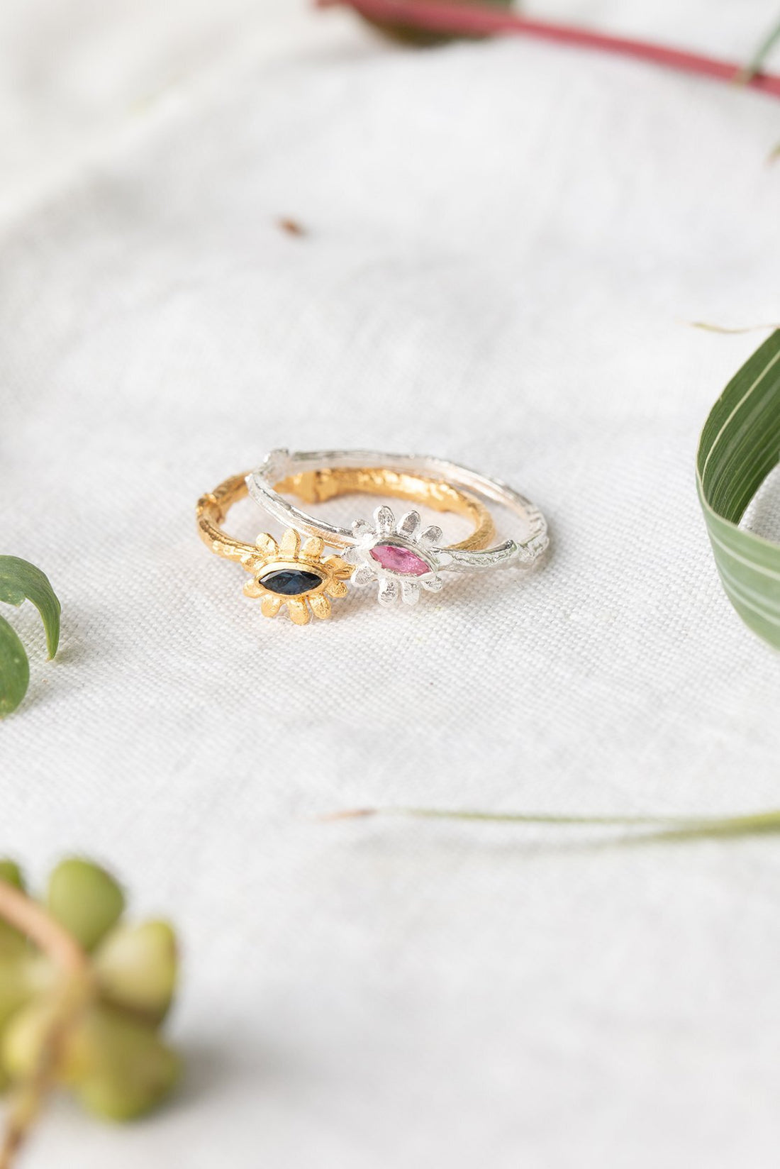 Marquise Flower Ring